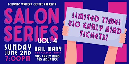 Toronto Writers' Centre Presents: Salon Series Vol. 4 | Hail Mary
