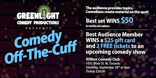 Comedy Off-The-Cuff! | 1051 Bloor St W