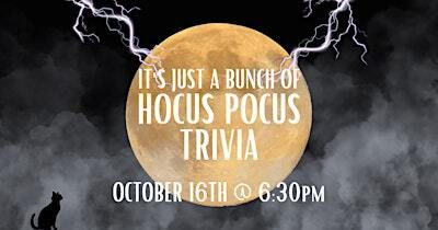 Hocus Pocus Trivia | Hidden Hills Vineyard and Winery