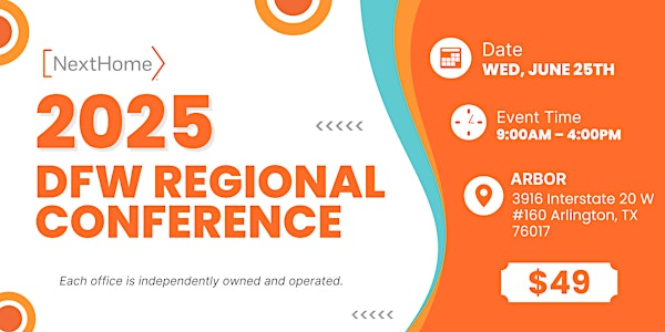 2025 DFW NextHome Regional Conference | Arlington Board of REALTORS