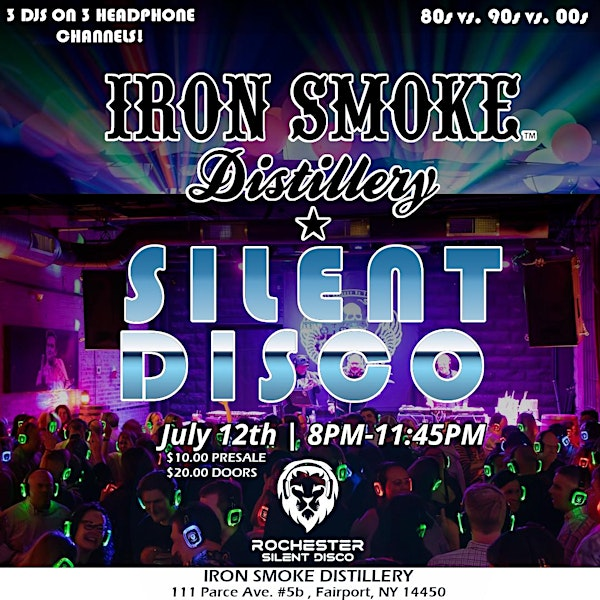 Silent Disco at Iron Smoke Distillery - July 12th! | Iron Smoke Distillery