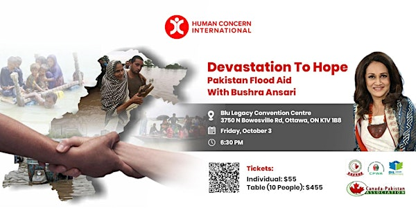 Devastation To Hope:  Pakistan Flood Aid With Bushra Ansari | Blu Legacy Convention Centre