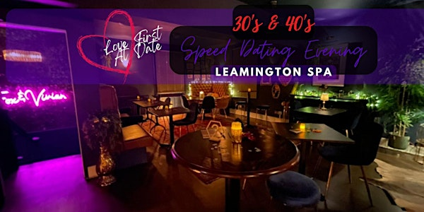 30's & 40's Speed Dating Evening in Leamington Spa | The Fox and Vivian