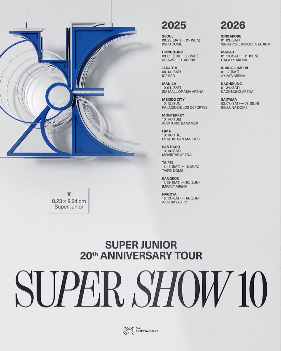 SUPER JUNIOR《SUPER SHOW 10》20週年巡迴演唱會台北站 | SUPER JUNIOR 20th Anniversary Tour SUPER SHOW 10 in Taipei | 台北大巨蛋