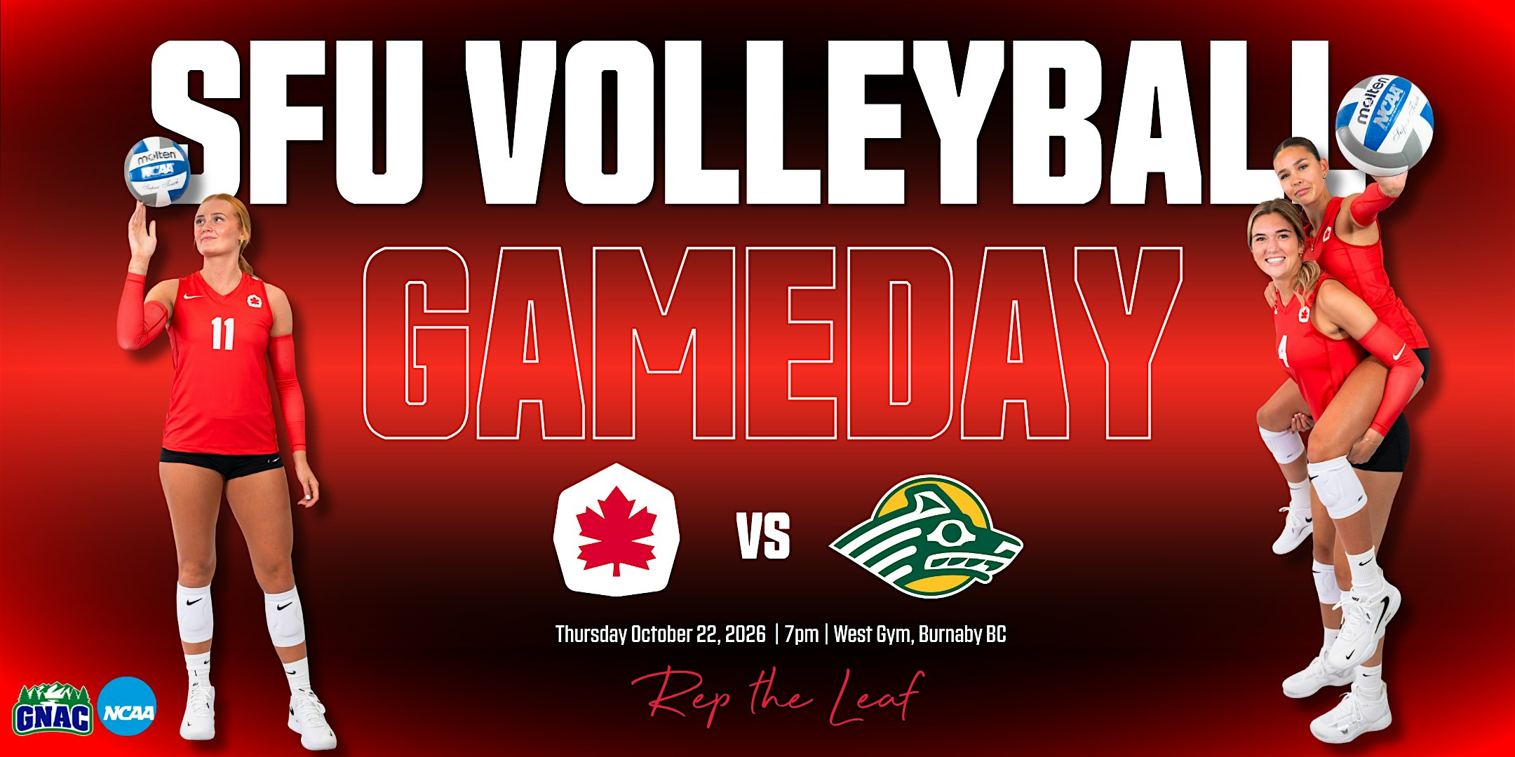 SFU Volleyball vs. University of Alaska Anchorage | West Gym
