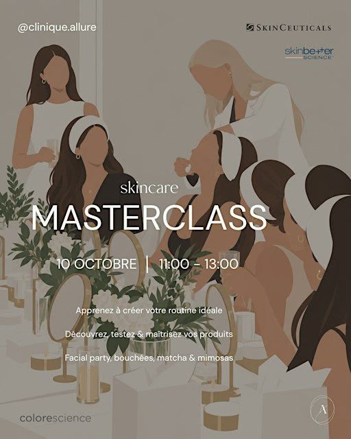 Masterclass Skincare Allure | 65 Rue Belvédère N #240