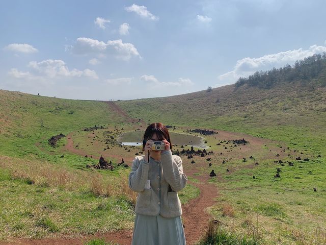 <아침의 금오름>
