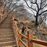 일출 멋진 용인 산, 석성산!