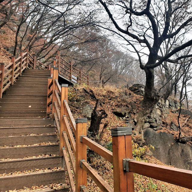 일출 멋진 용인 산, 석성산!