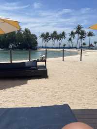 Catching the sun at tanjong beach club 🏖☀️