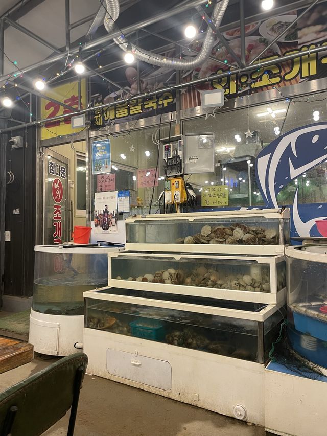 드라이브 다녀오기 좋은 왕산해수욕장에서 해물 칼국수🦐