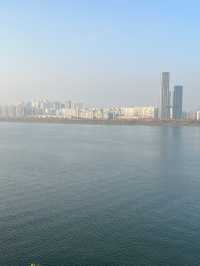 Autumn landscape of Dongjak Bridge