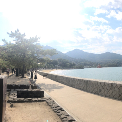 One historic tourist place in Hiroshima,Japan