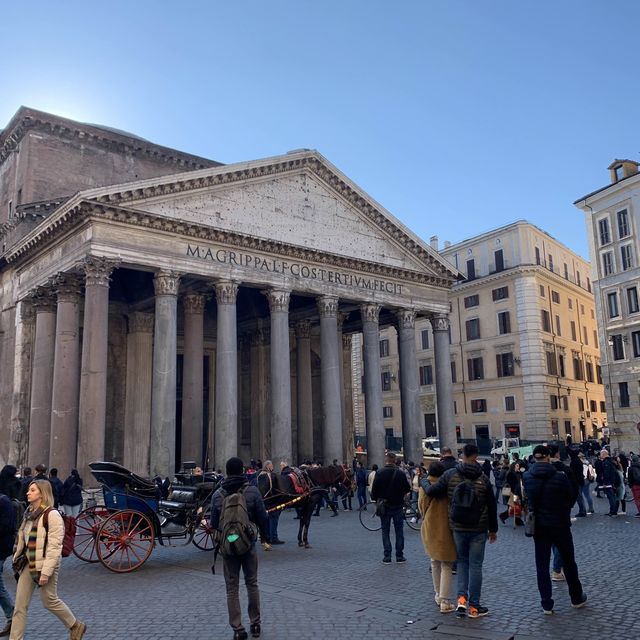 Marvel at the ancient Pantheon in Rome