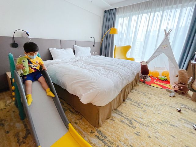 staycation滑梯 真人實測 親子staycation 