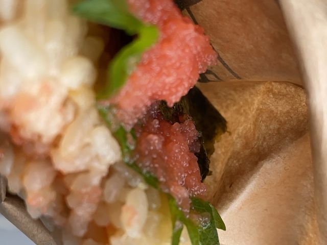 歩きすぎて疲れたら『めんたい焼きおにぎり』はいかが？