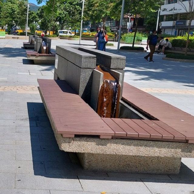 市中心休憩花園