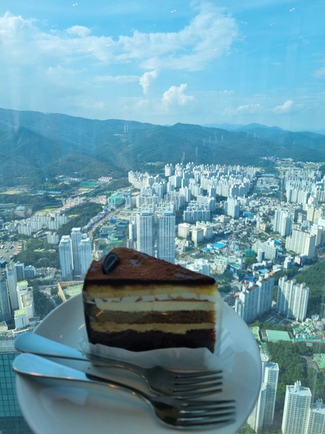 부산 가장 고층의 카페