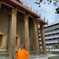 Mixed Style Architecture in Bangkok Temple