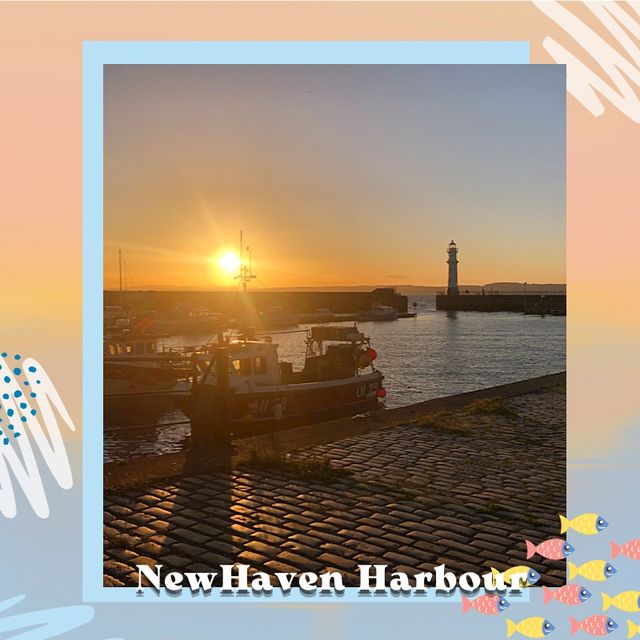 愛丁堡古老海港Newhaven Harbour風光如畫