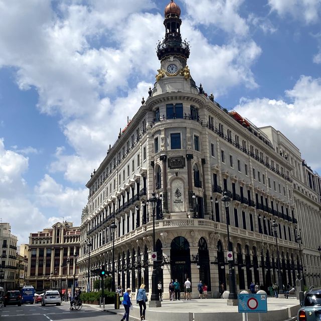 It feels good to visit Madrid 