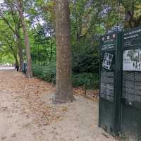 ブリュッセル王宮を望む癒やしスポット・ブリュッセル公園