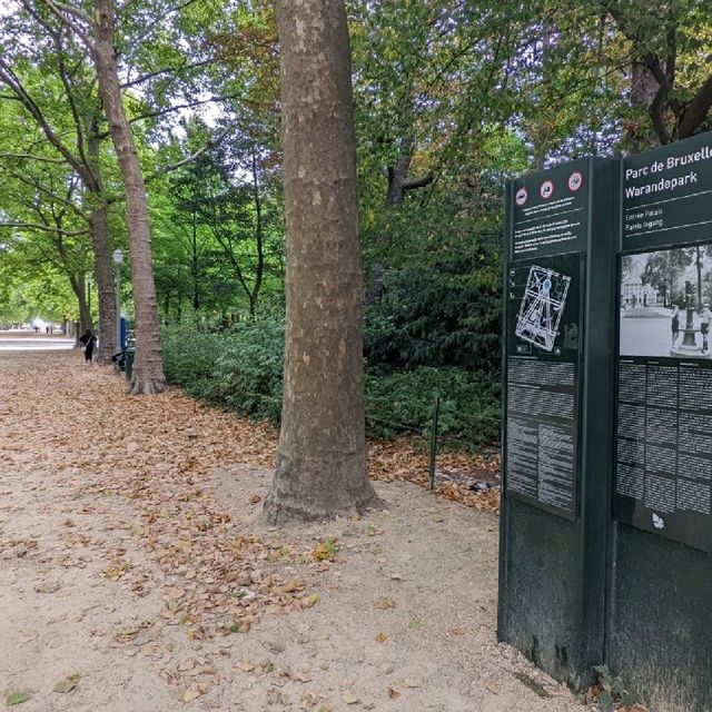 ブリュッセル王宮を望む癒やしスポット・ブリュッセル公園