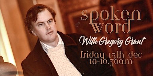 Spoken word with Gregory Grant | Forest Hill Chase Community Space (Level 2, opposite Aus Post)