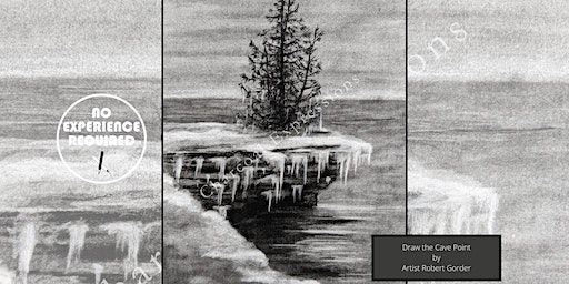 Charcoal Drawing Event "Cave Point" in Stevens Point | Bullheads Bar & Grill Restaurant
