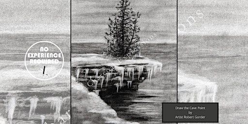 Charcoal Drawing Event "Cave Point" in Stevens Point | Bullheads Bar & Grill Restaurant