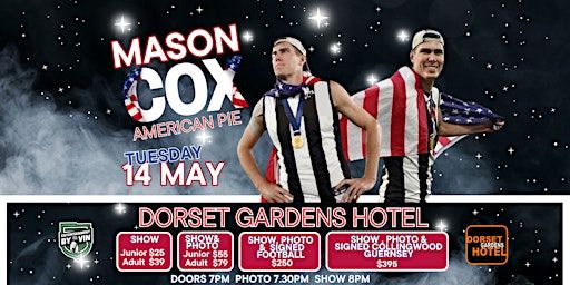 American Pie 'Mason Cox' LIVE at Dorset Gardens Hotel! | Dorset Gardens Hotel