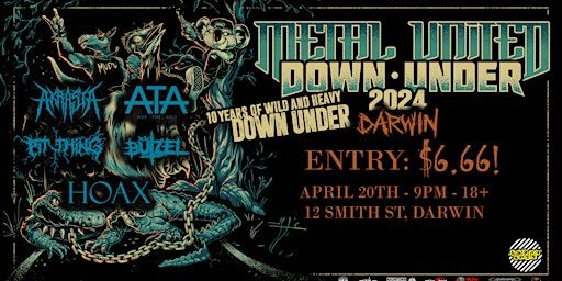 METAL UNITED DOWN UNDER - DARWIN 2024 | Happy Yess