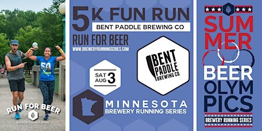 5k and Beer Olympics x Bent Paddle Brewing Co | 2024 MN Brewery Run | Bent Paddle Brewing Co.