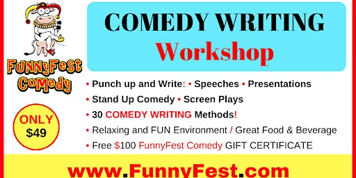 Comedy WRITING WORKSHOP - 30 Methods - Saturday, FEBRUARY 22 @ 1pm to 4 pm | The Canadian Brewhouse (Calgary University District)