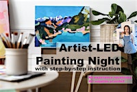 Canvas Painting Lunch ARTIST LED workshop for beginners | Waves Coffee House - Howe