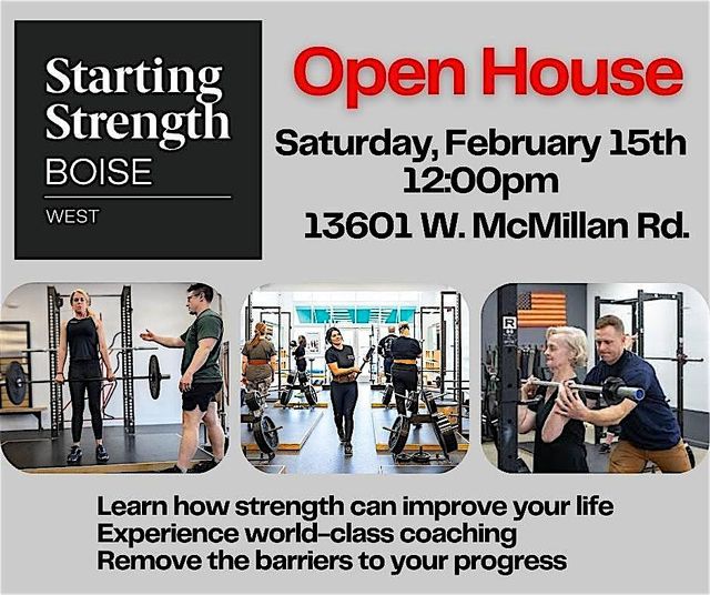 Starting Strength Boise WEST Open House | Starting Strength Boise - West