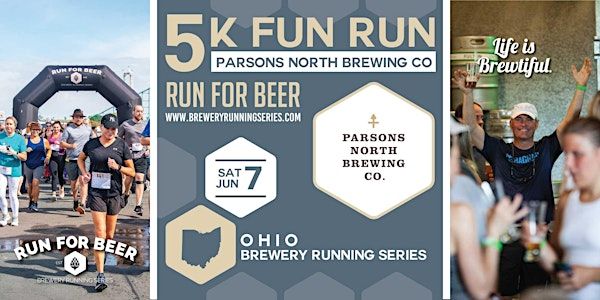 5K Beer Run x Parsons North Brewing Co | 2025 Ohio Brewery Running Series | Parsons North Brewing Company