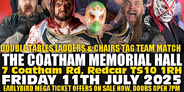 AMERICAN WRESTLING EPW REDCAR | Coatham Memorial Hall