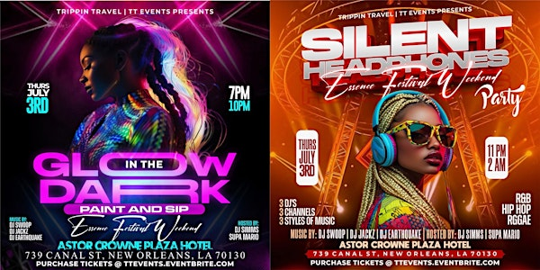 R&B GLOW PAINT & SIP + R&B SILENT HEADPHONE | Astor Crowne Plaza