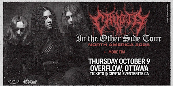 CRYPTA + more | Overflow Brewery