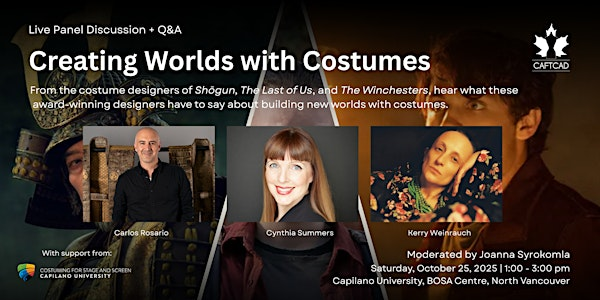 Creating Worlds with Costumes | Capilano University's Bosa Centre for Film and Animation