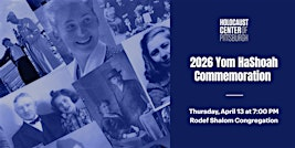 2026 Yom HaShoah Commemoration | Rodef Shalom Congregation
