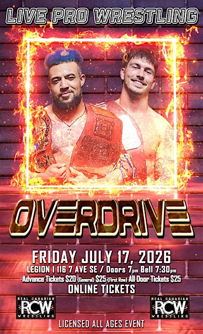RCW OVERDRIVE | Royal Canadian Legion Branch 1