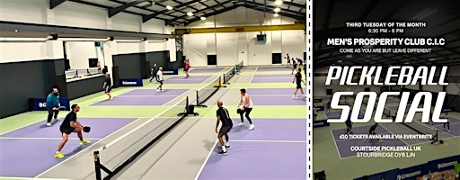 Men’s Prosperity Club: Pickleball Social | Courtside Pickleball