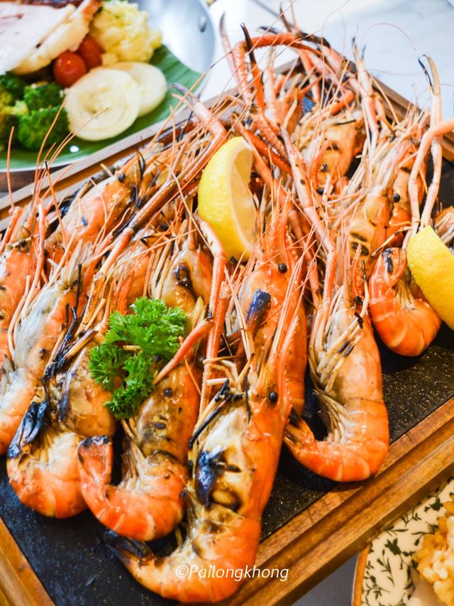 รีวิว บุฟเฟ่ต์ Seafood & BBQ Dinner