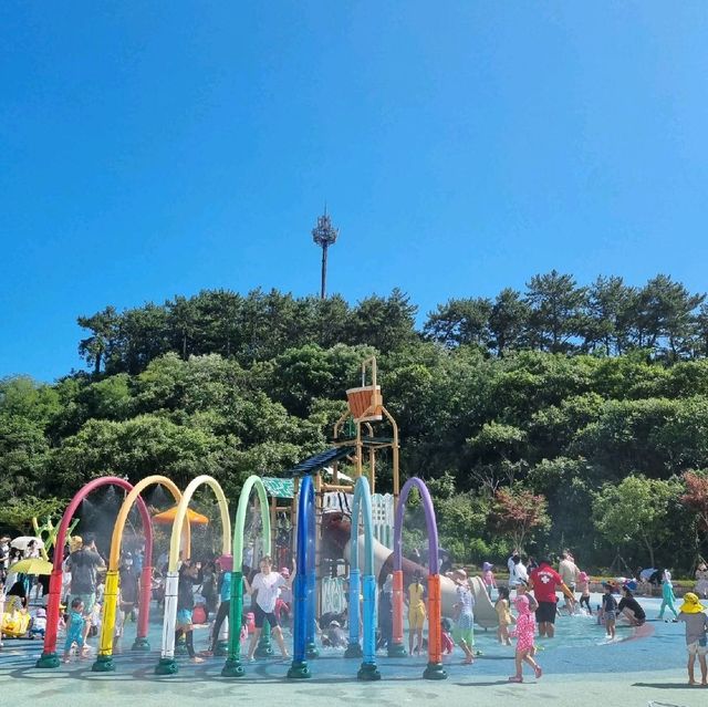 아기들의 파라다이스 물놀이터 '국립부산과학관'