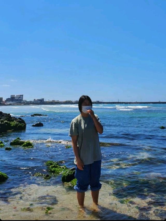 제주의 파란바다를 즐깁시다