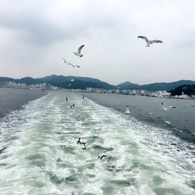 🌊통영 비진도 해수욕장 다녀왔어요😀🌊