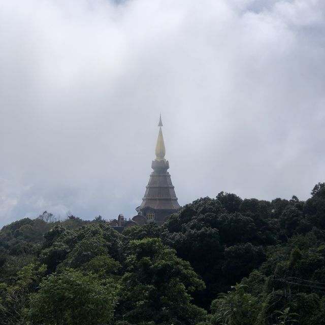 2 big pagodas in a beautiful garden 