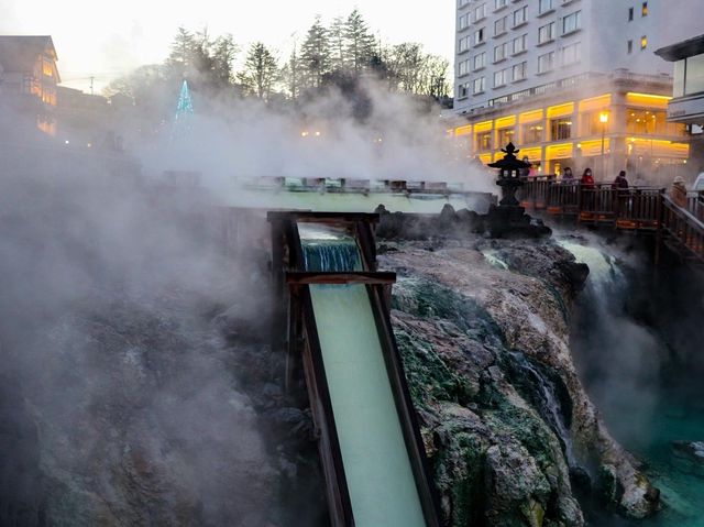 【天下の名湯・草津温泉♨️ 】湯畑で湯煙散歩